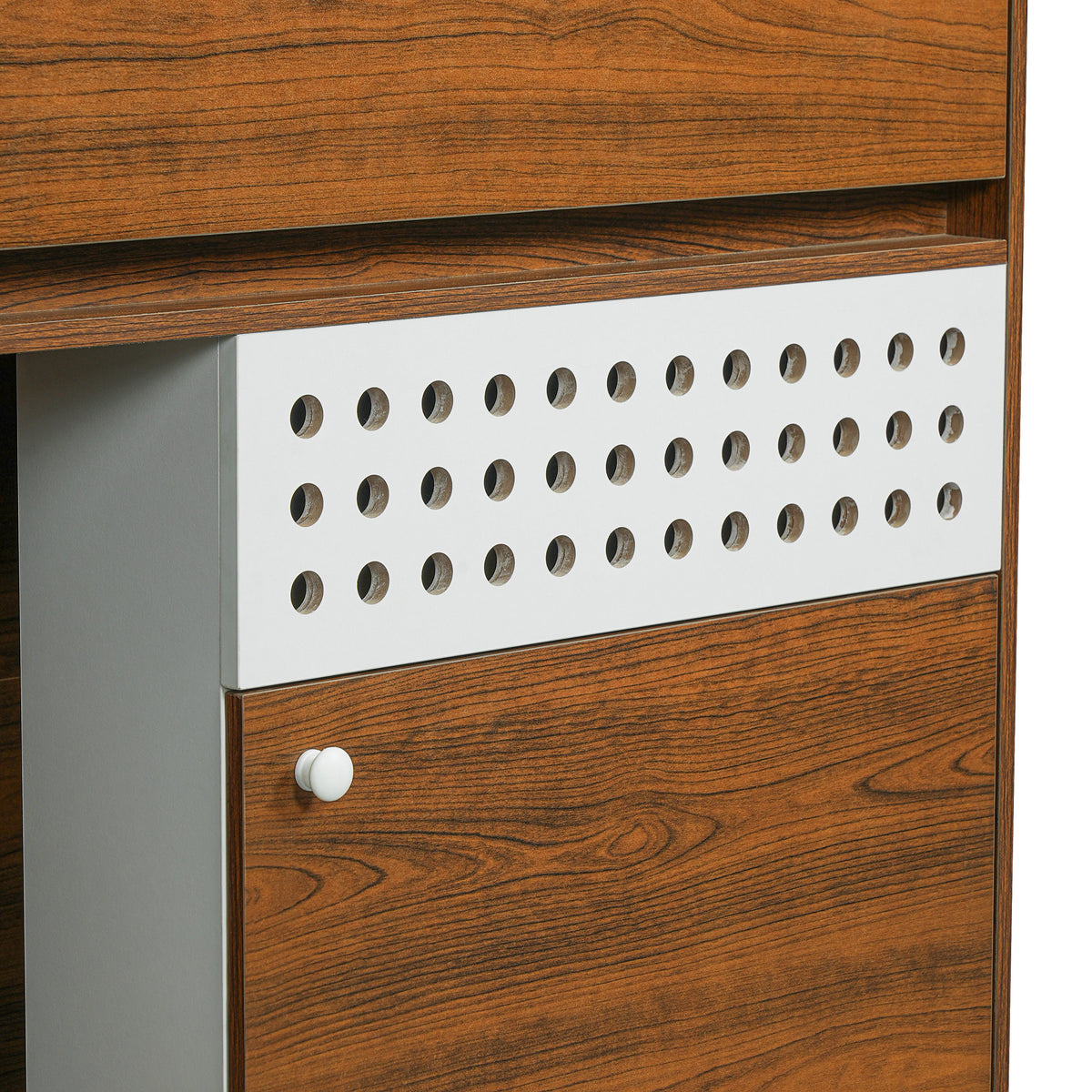 Modern 2-in-1 Cat Litter Box Enclosure Side Table – Hidden Cat House
