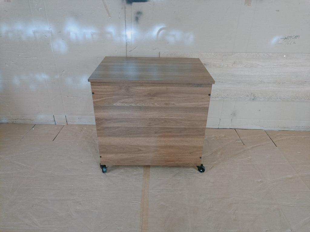 Heavy Duty Wooden Dog Crate Furniture with Wheels– Indoor Pet Kennel