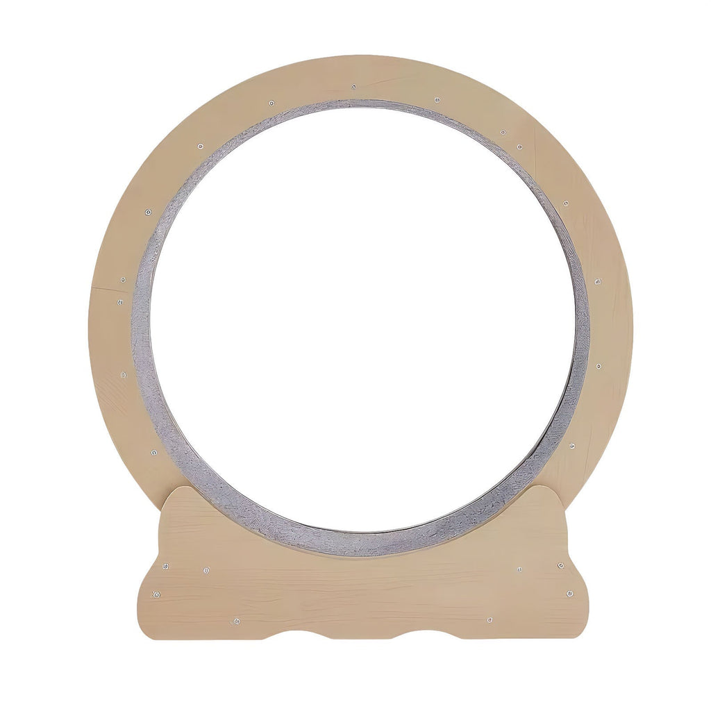 Large Indoor Cat Exercise Wheel with Detachable Carpet
