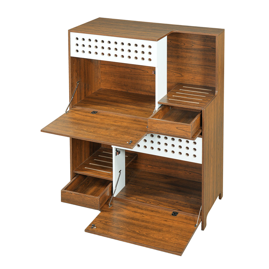Modern 2-in-1 Cat Litter Box Enclosure Side Table – Hidden Cat House