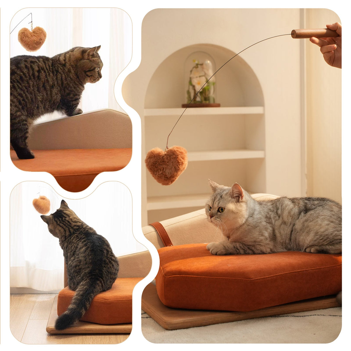 Wooden Pet Bed for Cats & Dogs – Oak Veneer Modern Furniture-Grade