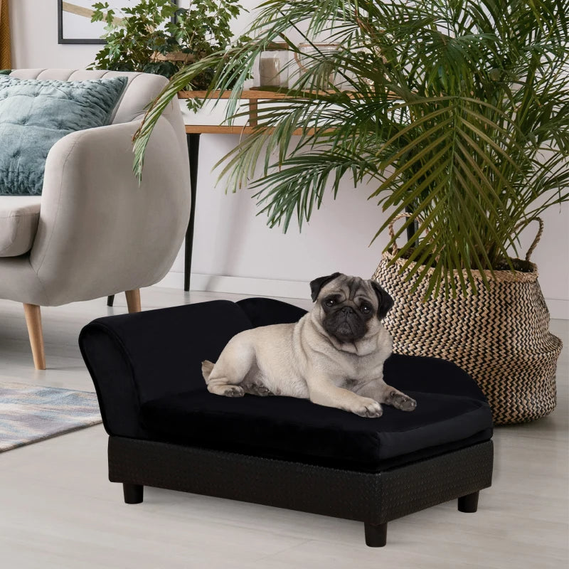 PawHut Pet Sofa Bed Couch With Storage, Pet Sofa For Cats And Small