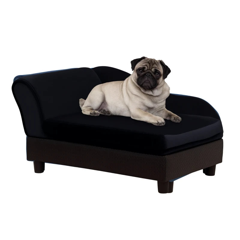 PawHut Pet Sofa Bed Couch With Storage, Pet Sofa For Cats And Small