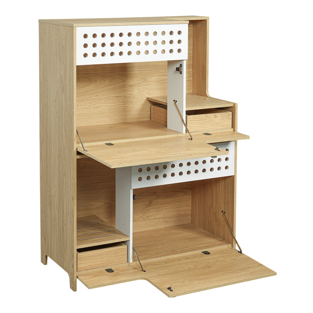 Modern 2-in-1 Cat Litter Box Enclosure Side Table – Hidden Cat House