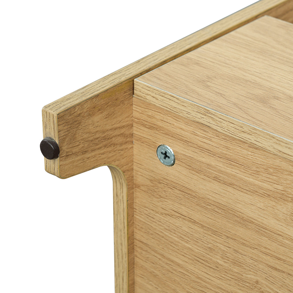 Modern 2-in-1 Cat Litter Box Enclosure Side Table – Hidden Cat House